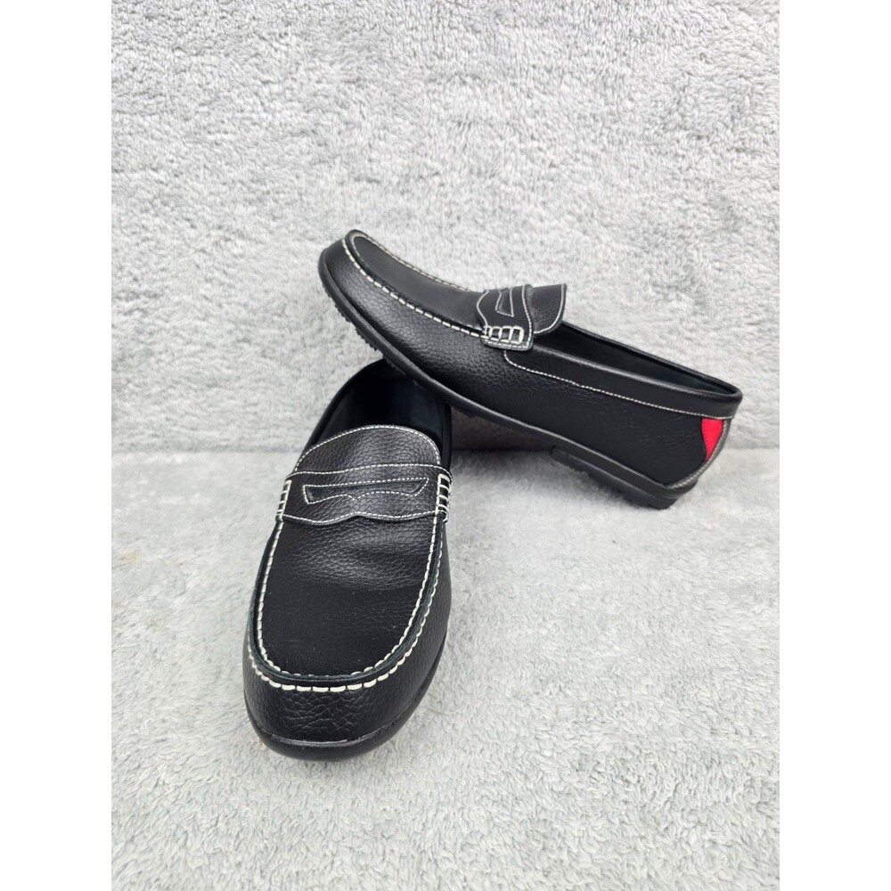 FootJoy Club Casual Penny Loafers Mens Size 13 M Black Leather Slip On Shoes